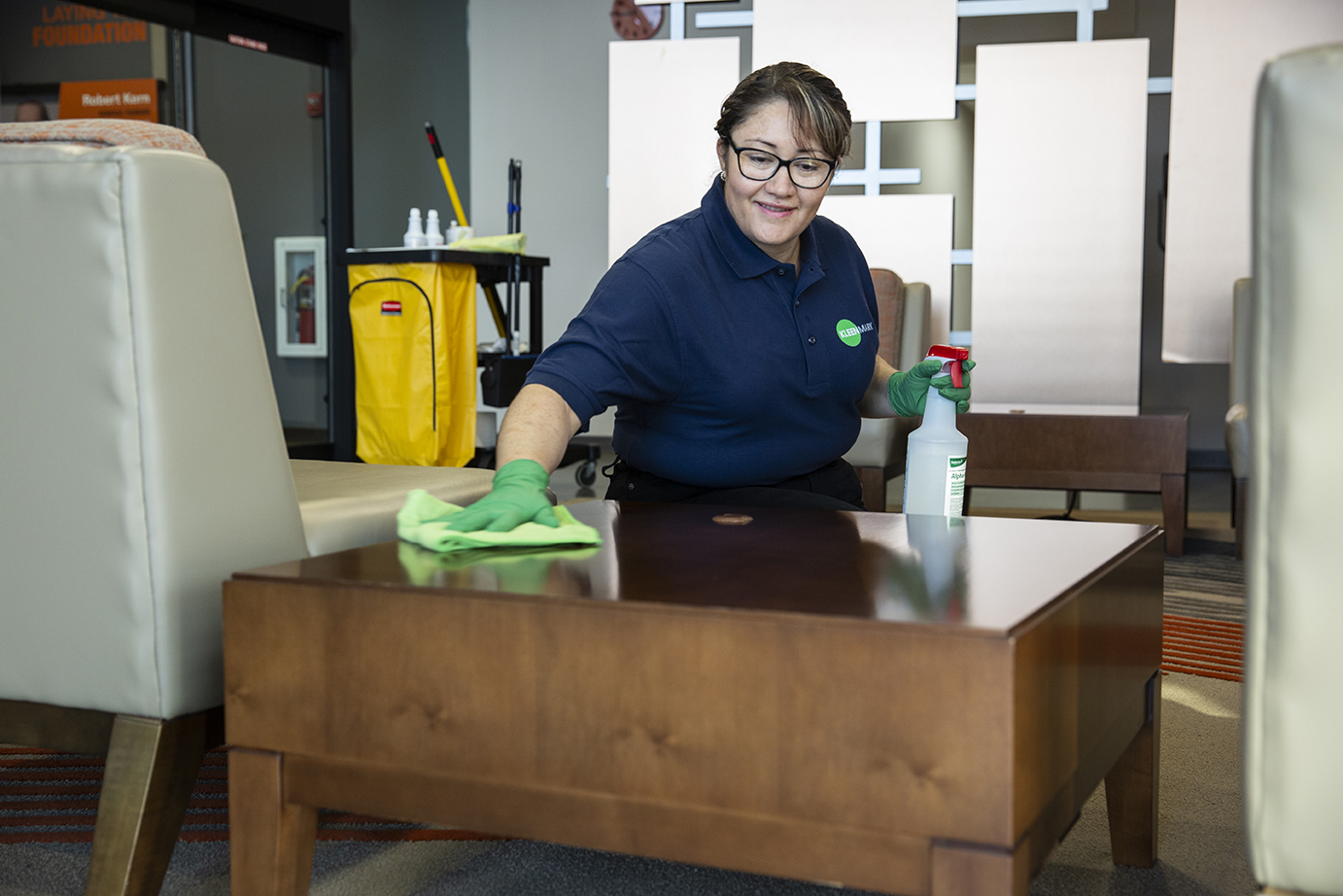 Our top cleaning resolution? Work with a team who has decades of industry experience, like KleenMark.