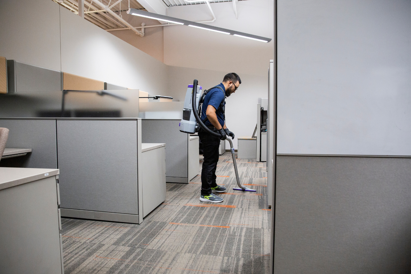 KleenMark janitorial team providing professional office cleaning services in Milwaukee, Wisconsin.